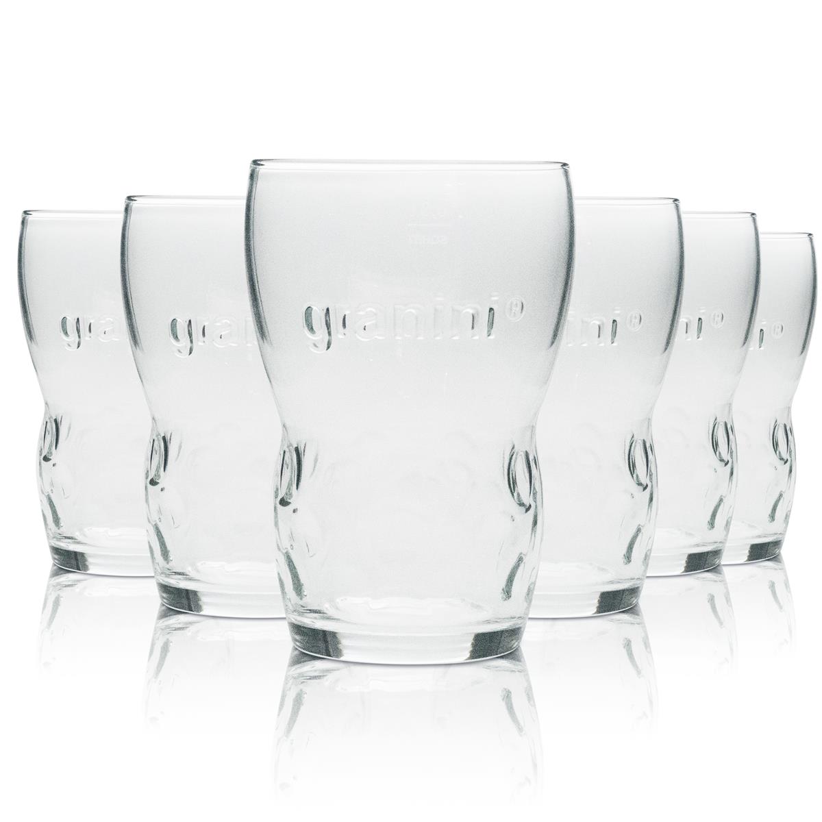 6x Granini Jus Longdrink en verre 300 ml Sahm