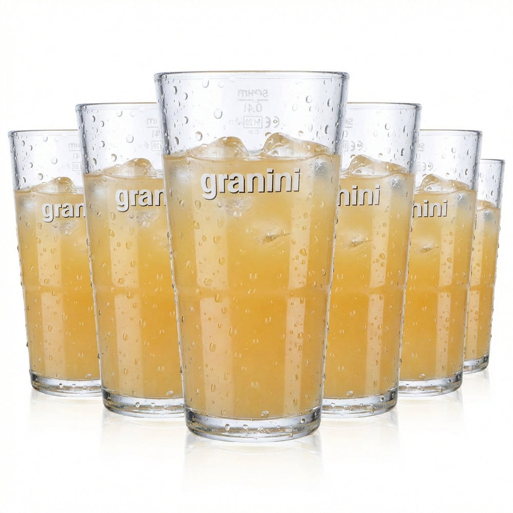 6 verres à jus Granini Verres à jus 0,4 l Gobelets Verres à long drink Rastal