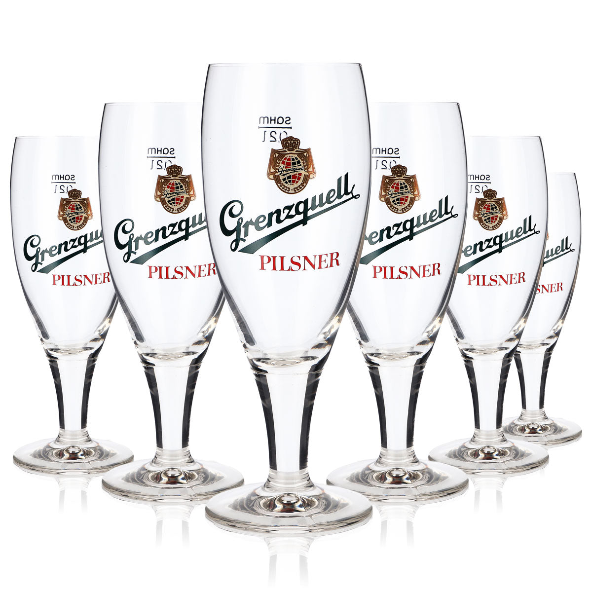 6 verres à bière 0,2 l, verres tulipes, verres à bière – Vue 5