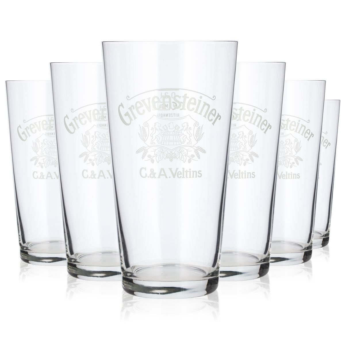 6 verres à bière Grevensteiner de 0,3 l, modèle Ritzenhoff Silesia (lot de 6)