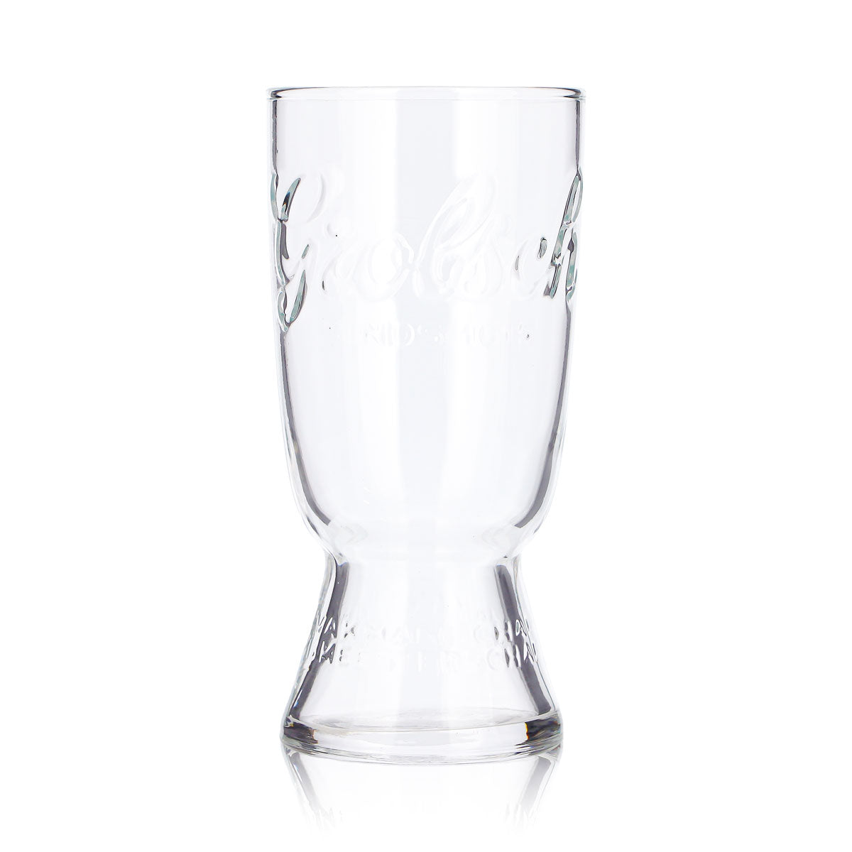 Lot de 6 verres à bière Grolsch de 0,25 l avec logo en relief à l'horizontale – Vue 3
