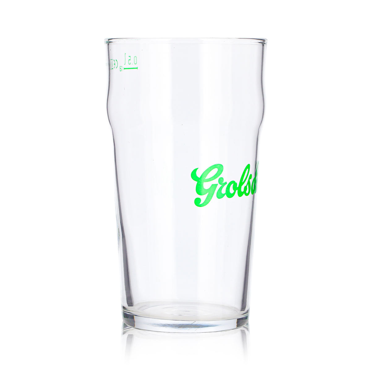 Lot de 6 verres à bière Grolsch de 0,5 l, verre profilé avec logo vert Rastal – Vue 4