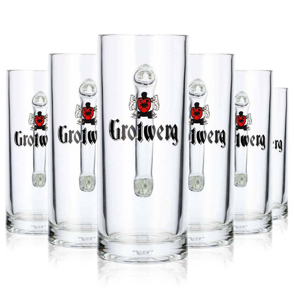 Lot de 6 verres à bière Grotwerg, chope de 0,3 l, modèle Rastal Seidel (lot de 6)