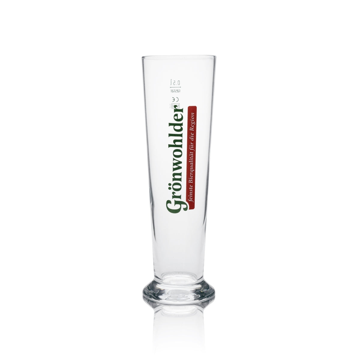 6 verres à bière Grünwohlder 0,5 l tulipe, inscription verte Rastal – Vue 2