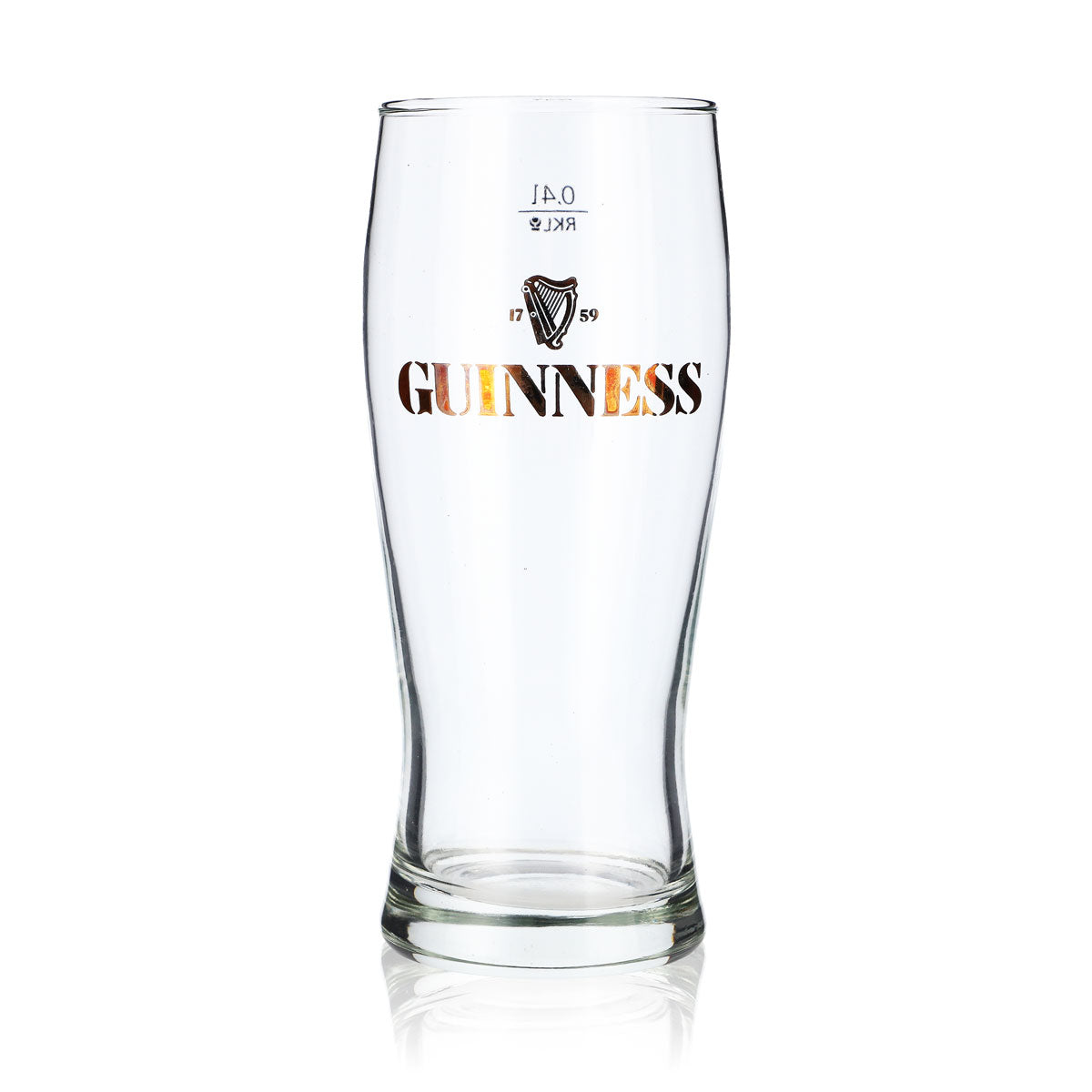 6 verres à bière Guinness Ideal Becher 0,4 l Logo gravé en doré – Vue 2