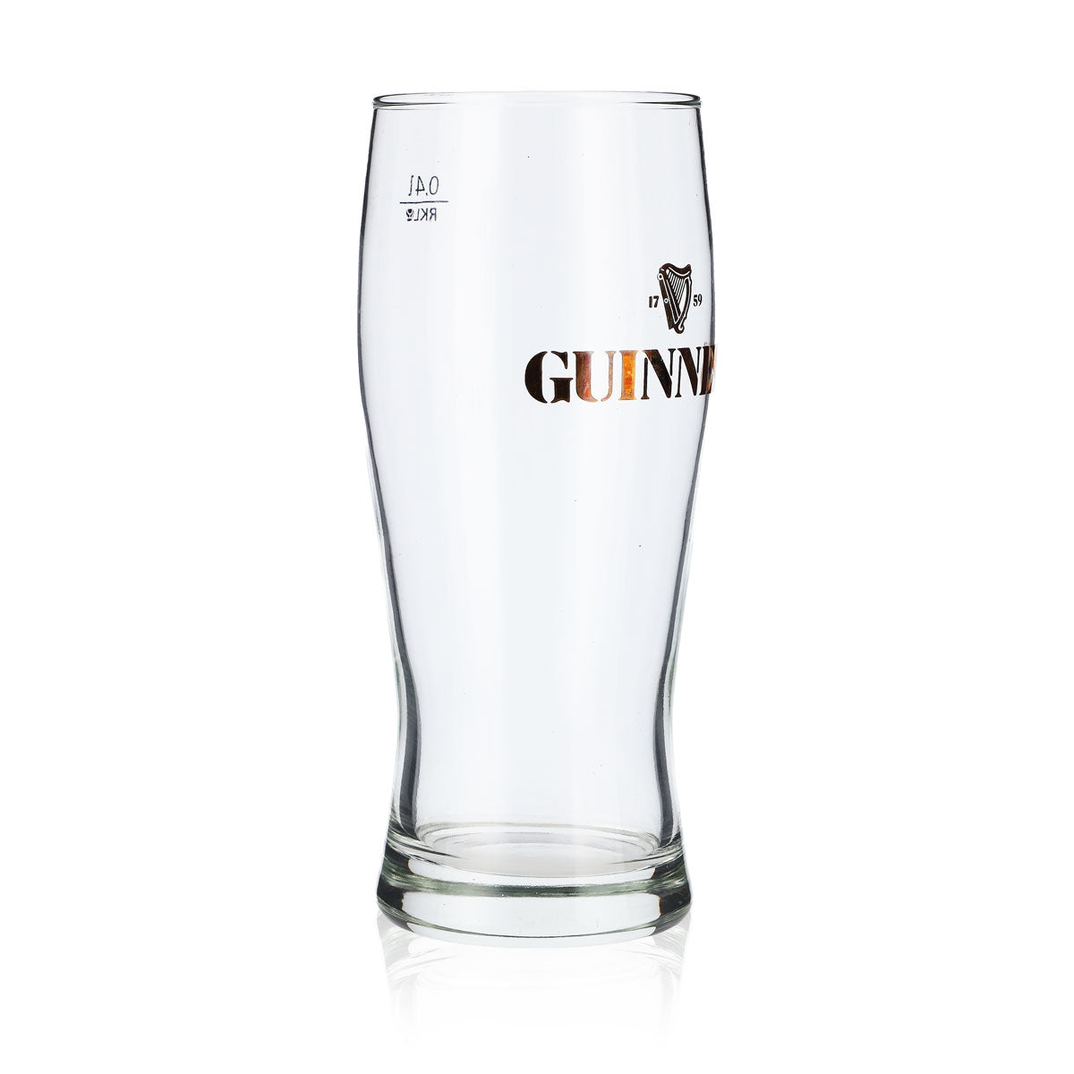 6 verres à bière Guinness Ideal Becher 0,4 l Logo gravé en doré – Vue 3