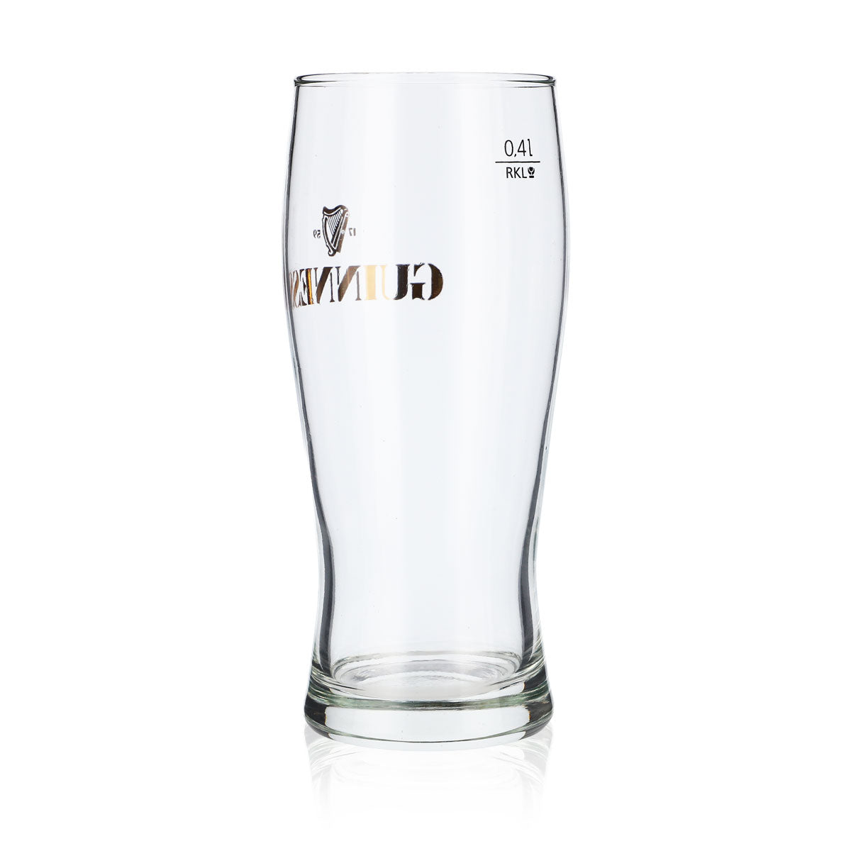 6 verres à bière Guinness Ideal Becher 0,4 l Logo gravé en doré – Vue 4