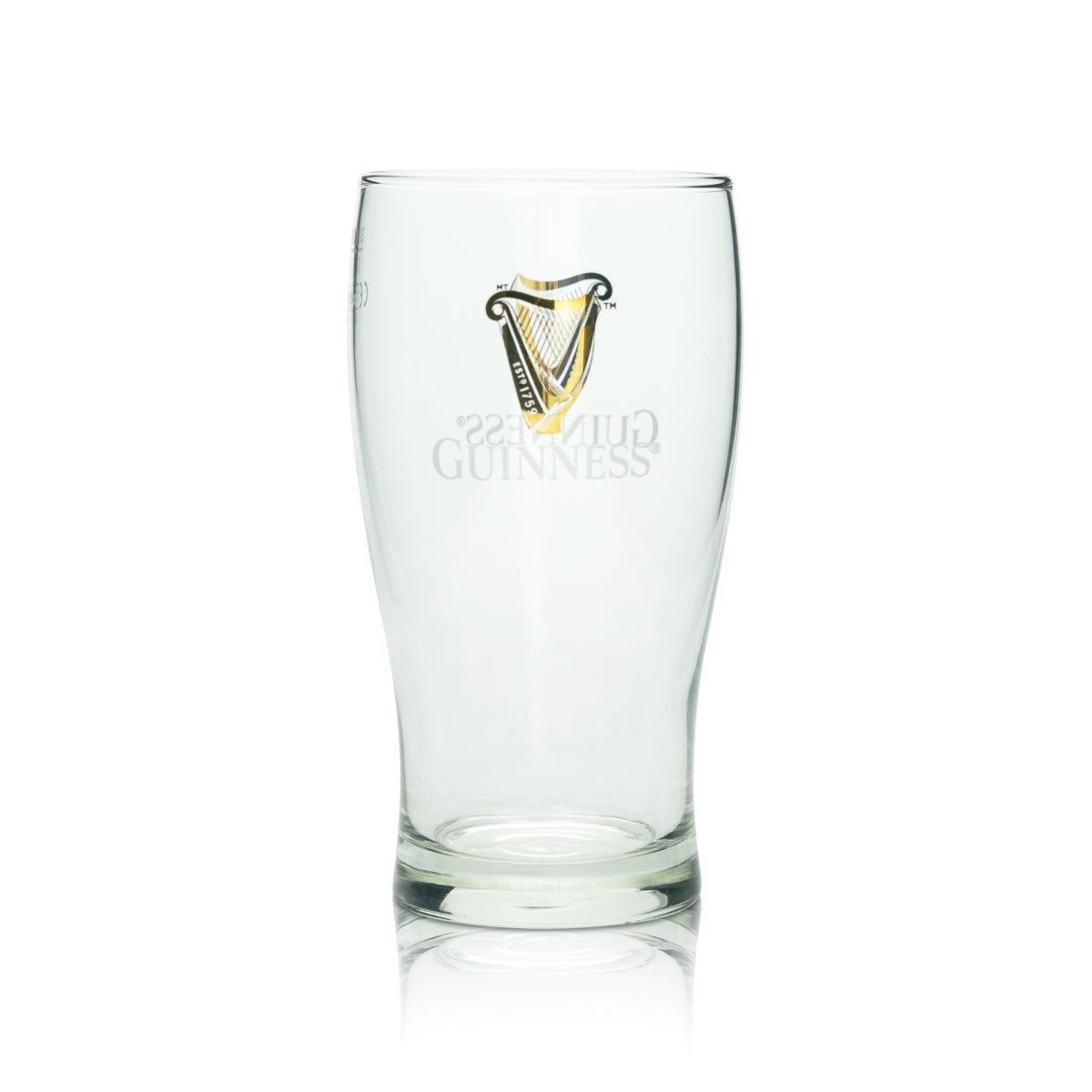 6 verres à bière Guinness 0,4 l, forme tulipe, verre Sahm, logo, double pinte, bar à bière – Vue 2