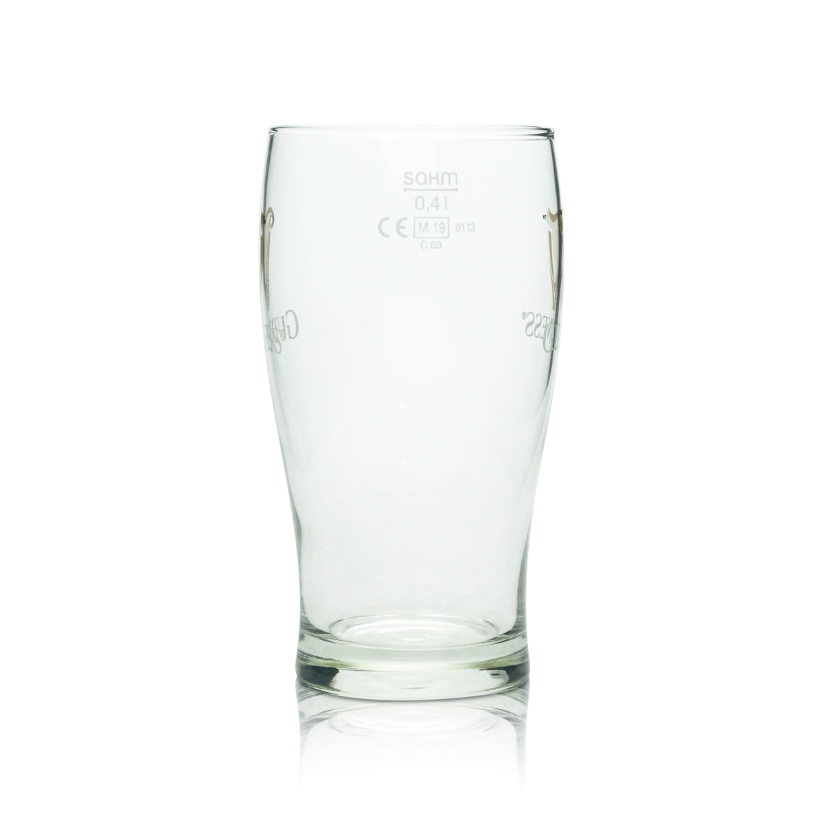 6 verres à bière Guinness 0,4 l, forme tulipe, verre Sahm, logo, double pinte, bar à bière – Vue 3