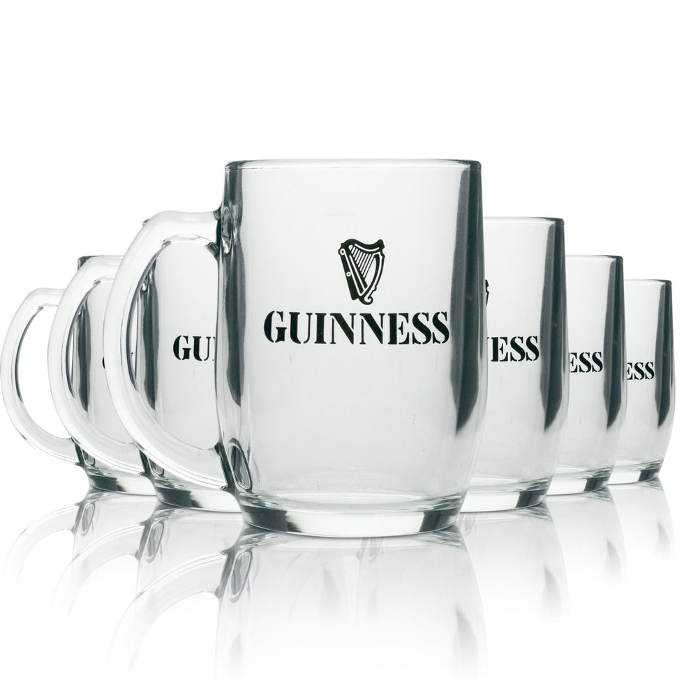 6 verres à bière Guinness avec anse, 400 ml, sahm