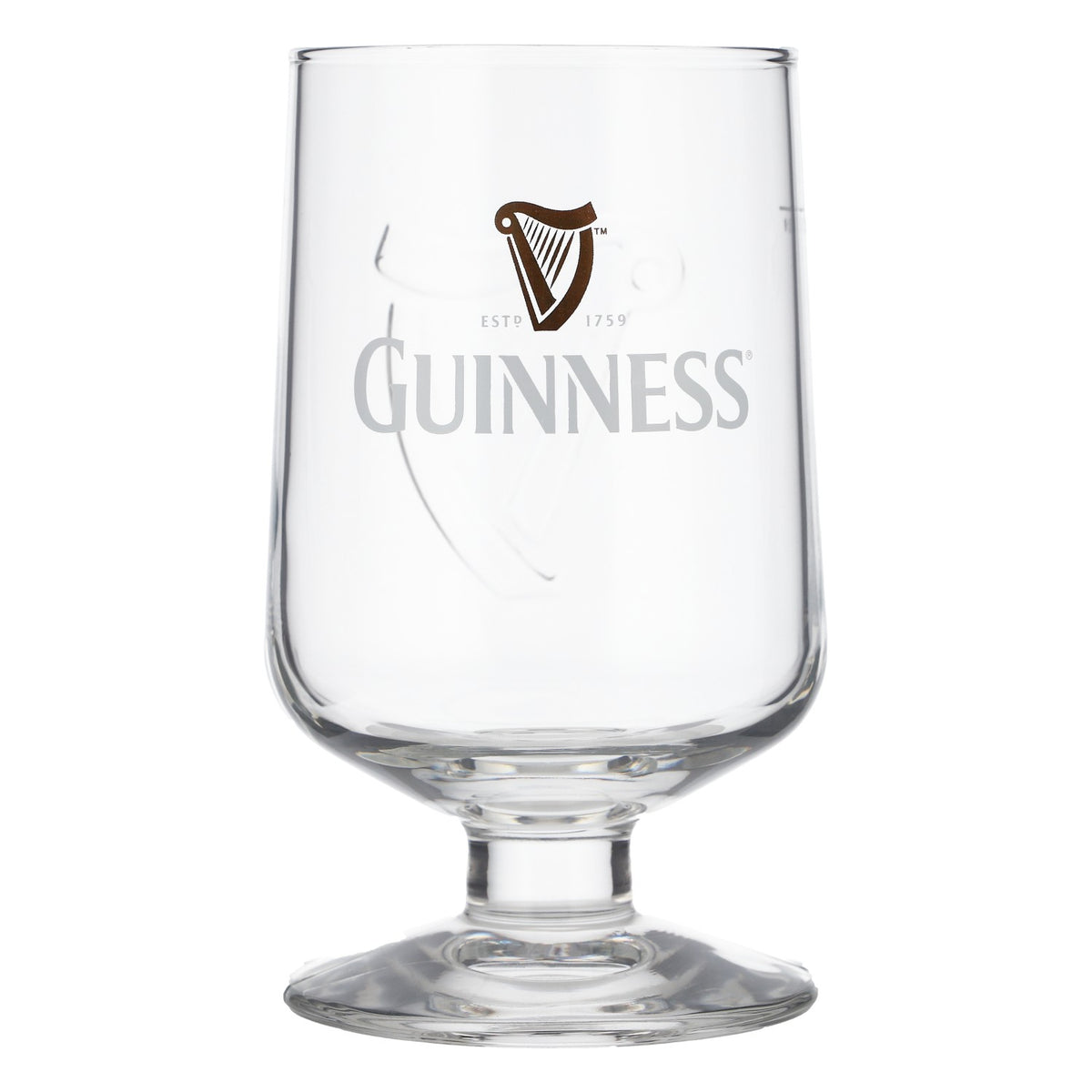 6 verres à bière Guinness tulipe Goblet Glass au design 1980 – Vue 2