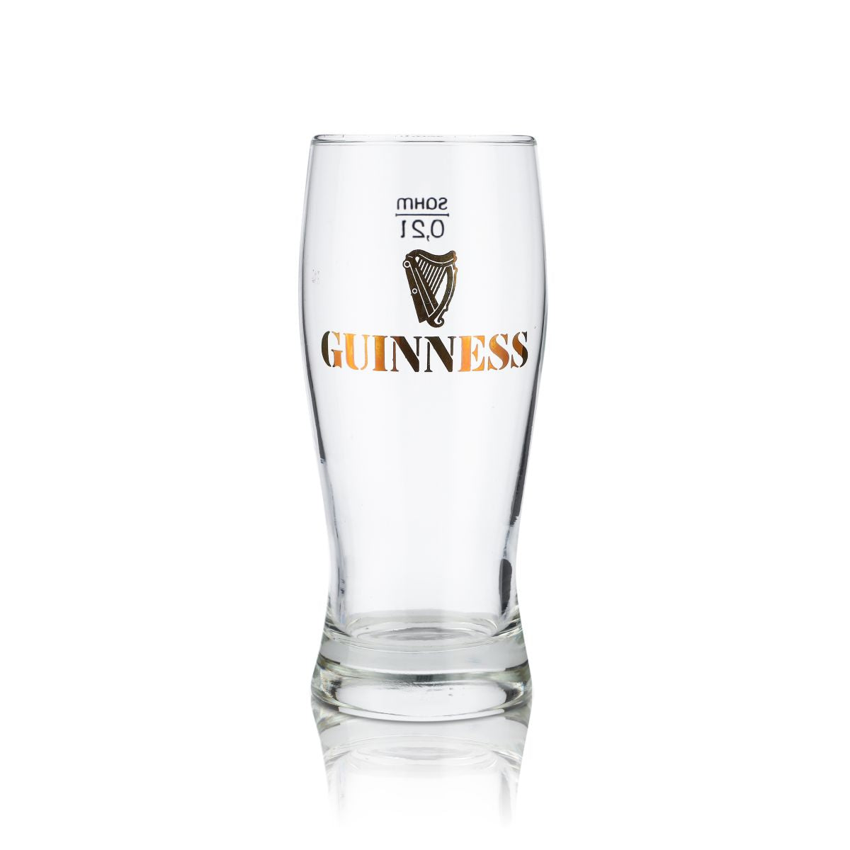 6 verres Guinness 0,2 l, ensemble de verres à bière irlandaise avec logo doré, brasserie britannique – Vue 2