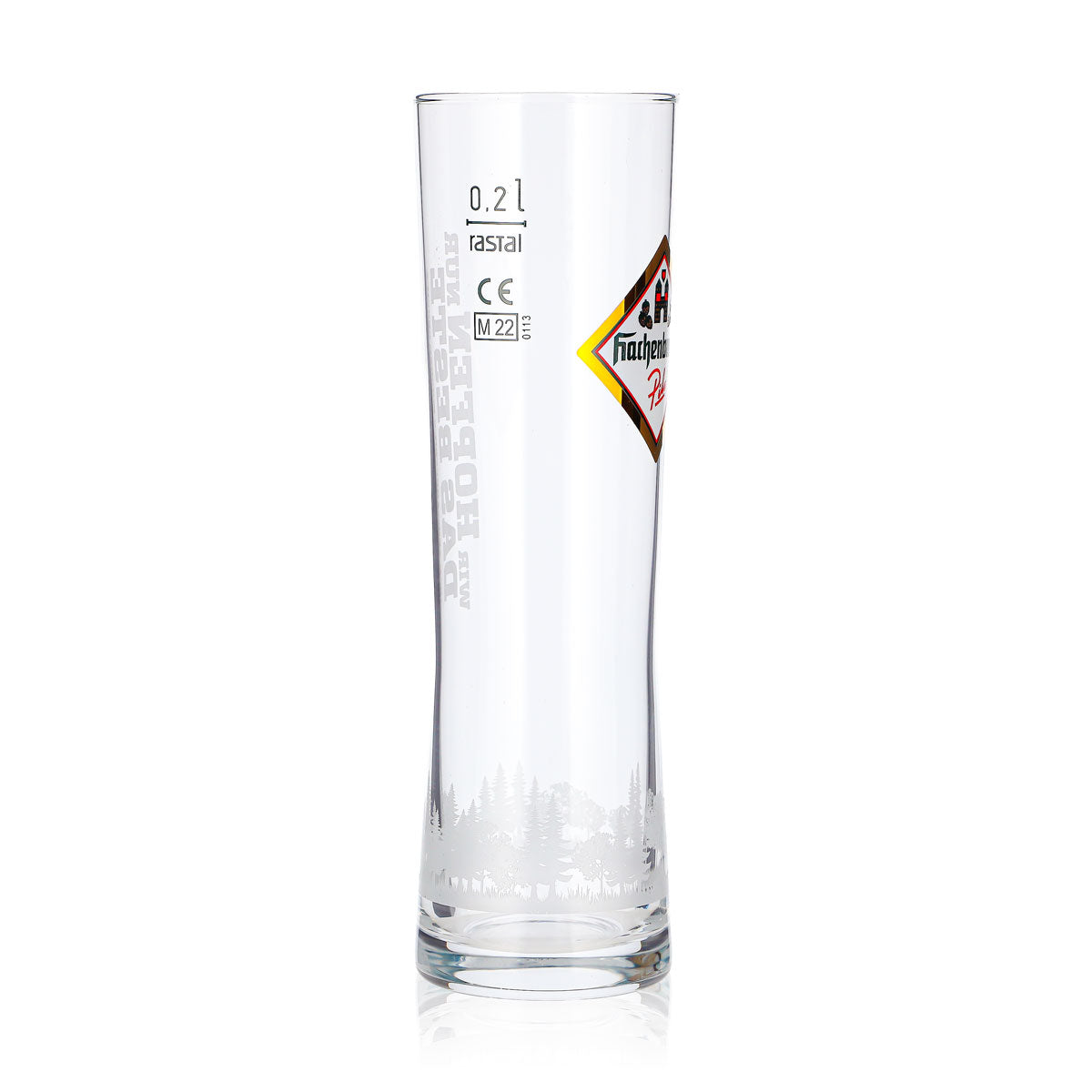 6 verres à bière Hachenburger 0,2 l, type longdrink, Pils Rastal, logo doré (lot de 6) – Vue 3
