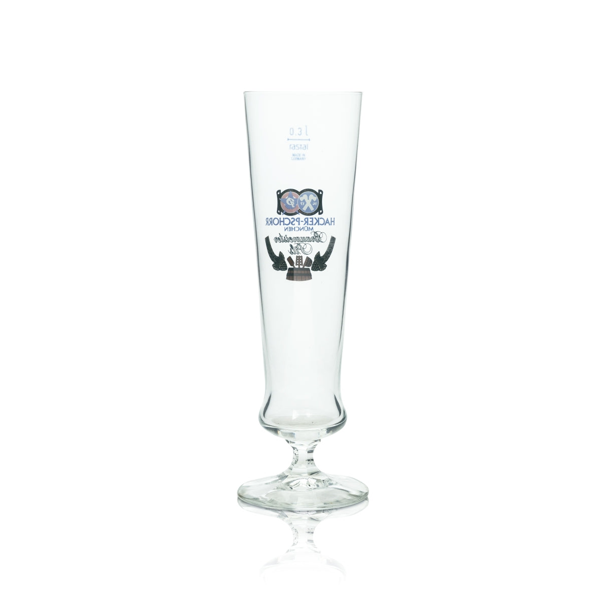 6 verres à bière Hacker Pschorr 0,3 l, forme tulipe, Rastal Pils, Braumeister Beer – Vue 4