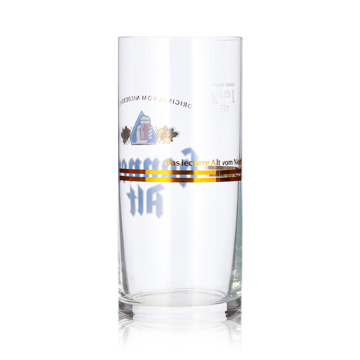 6 verres à bière Hannen Alt de 0,25 l, modèle « Becher », Basse-Rhénanie, Ritzenhoff, verre recyclé (lot de 6) – Vue 5