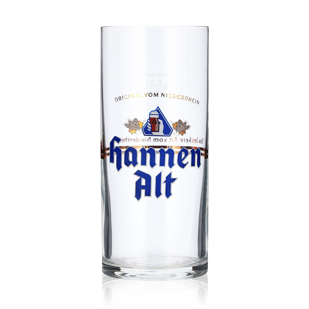 6 verres à bière Hannen Alt Bier, verre droit 0,3 l – Vue 2