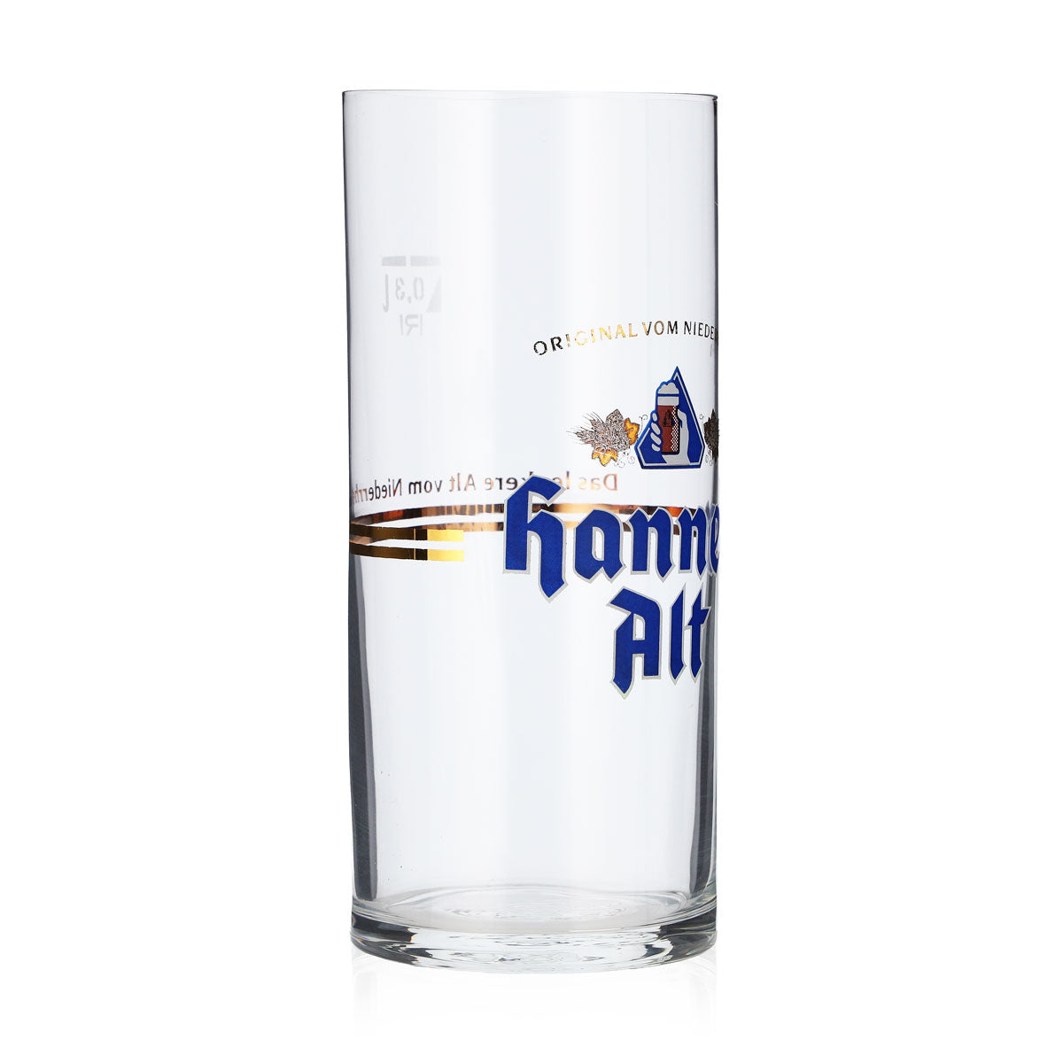 6 verres à bière Hannen Alt Bier, verre droit 0,3 l – Vue 3