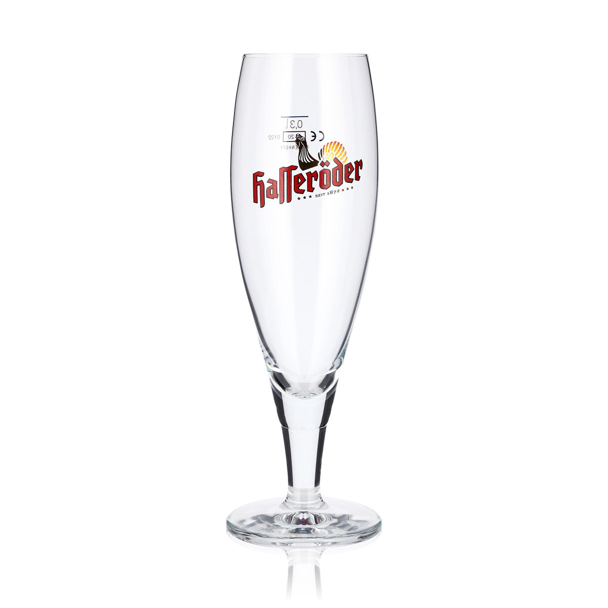 6 verres à bière Hasseröder de 0,3 l, modèle « Pokal » avec coq doré, Ritzenhoff, forme tulipe – Vue 2