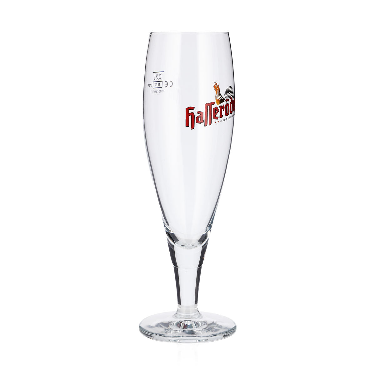 6 verres à bière Hasseröder de 0,3 l, modèle « Pokal » avec coq doré, Ritzenhoff, forme tulipe – Vue 3