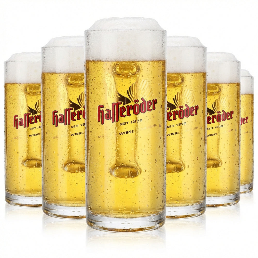 6 verres à bière Hasseröder Chope à bière Verre à bière 0,4 l « Reno-Seidel »