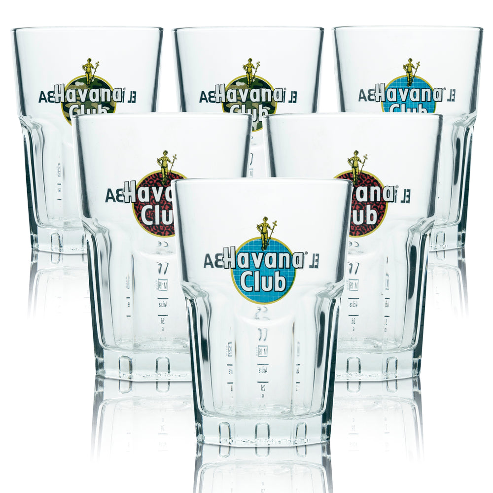 6x Havana verre 0,34 l Verres à long drink Set Tiger Mixed Édition spéciale limitée