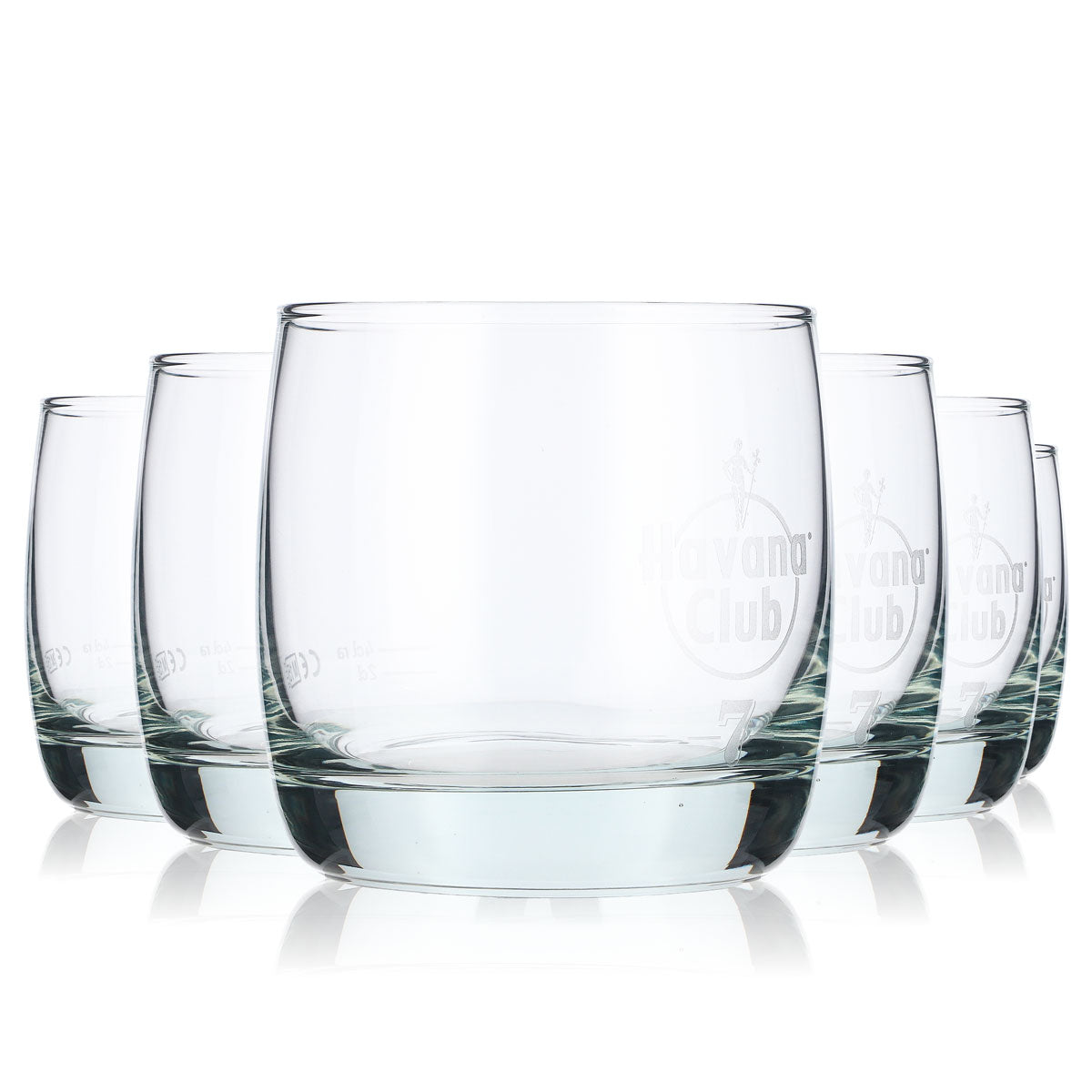 6 verres à rhum Havana Verres à rhum bombés Tumbler 310 ml Club 7 – Vue 5