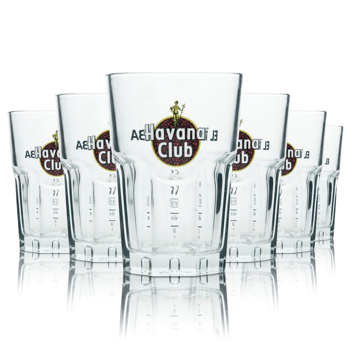 6x Havana Tiger Verre 0,34 l Édition spéciale limitée Set de verres à long drink Rouge