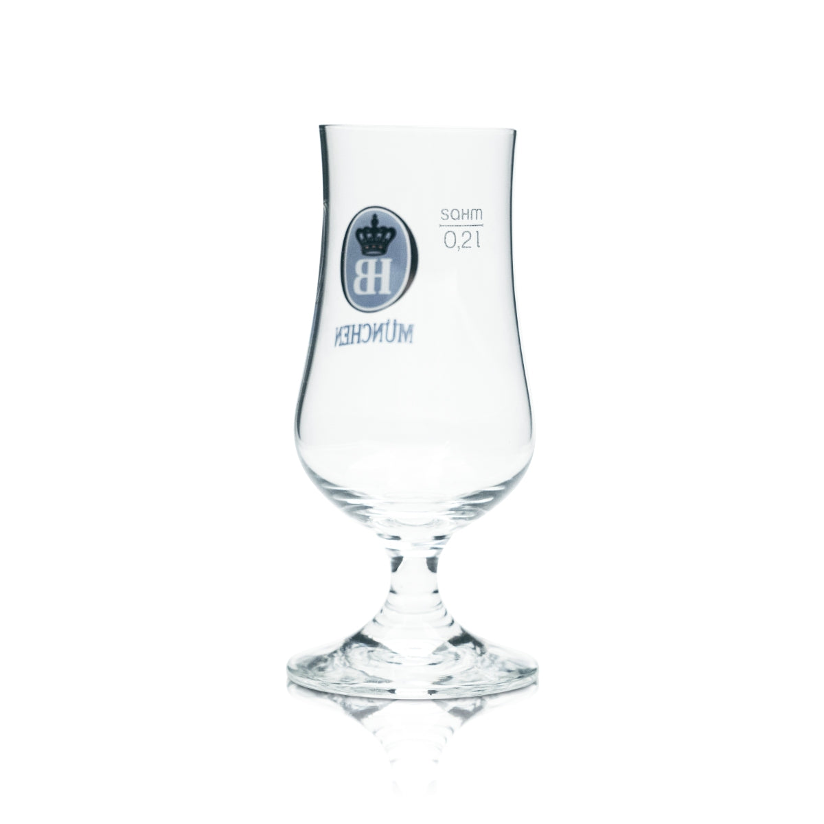 6x HB Munich verre à bière 0,2 l tulipe coupe calice verres calibrés gastronomie Bayern Bräu – Vue 3