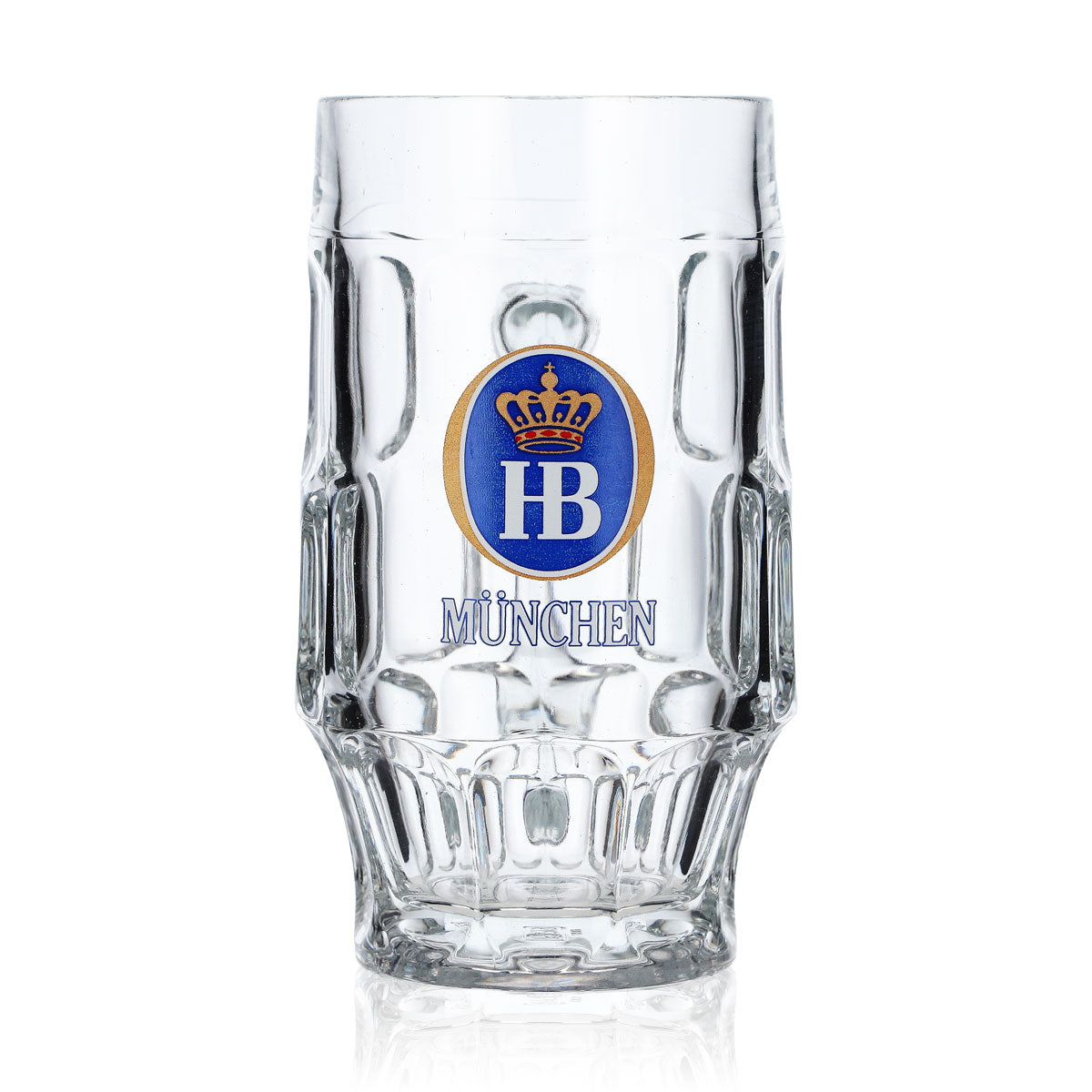6x HB Munich verre à bière chopes Seidel 0,4 l chope Strasbourg B-WARE – Vue 2