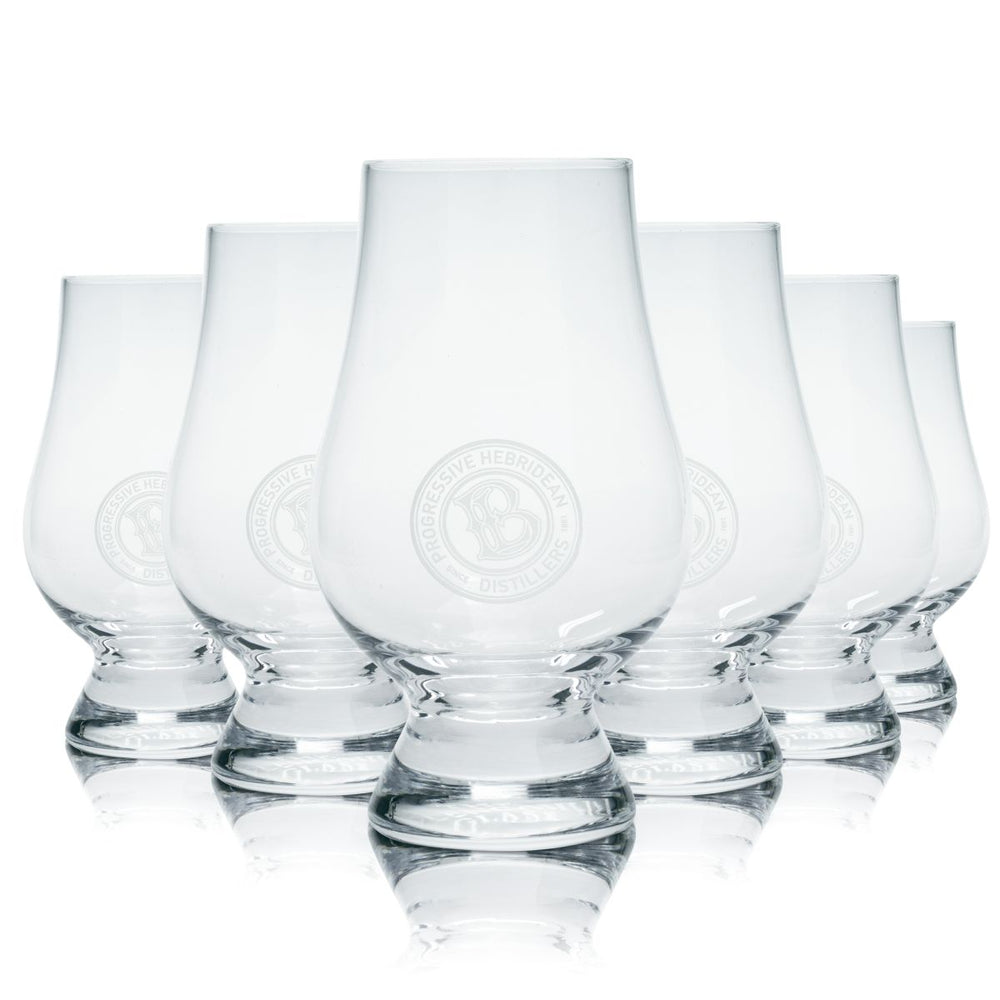6 verres Hebridean 0,2 l pour dégustation de whisky, set Progressive Distillers