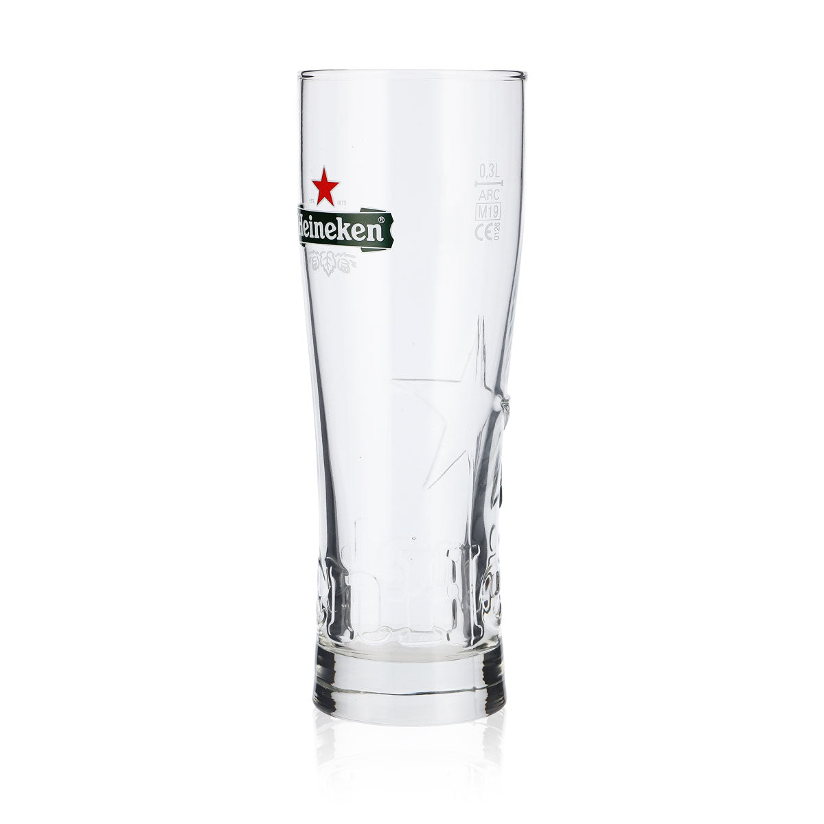 6 verres à bière Heineken 0,3 l « Star » Verres à bière Verres à bière Verres à relief Gobelet/coupe ARC – Vue 6