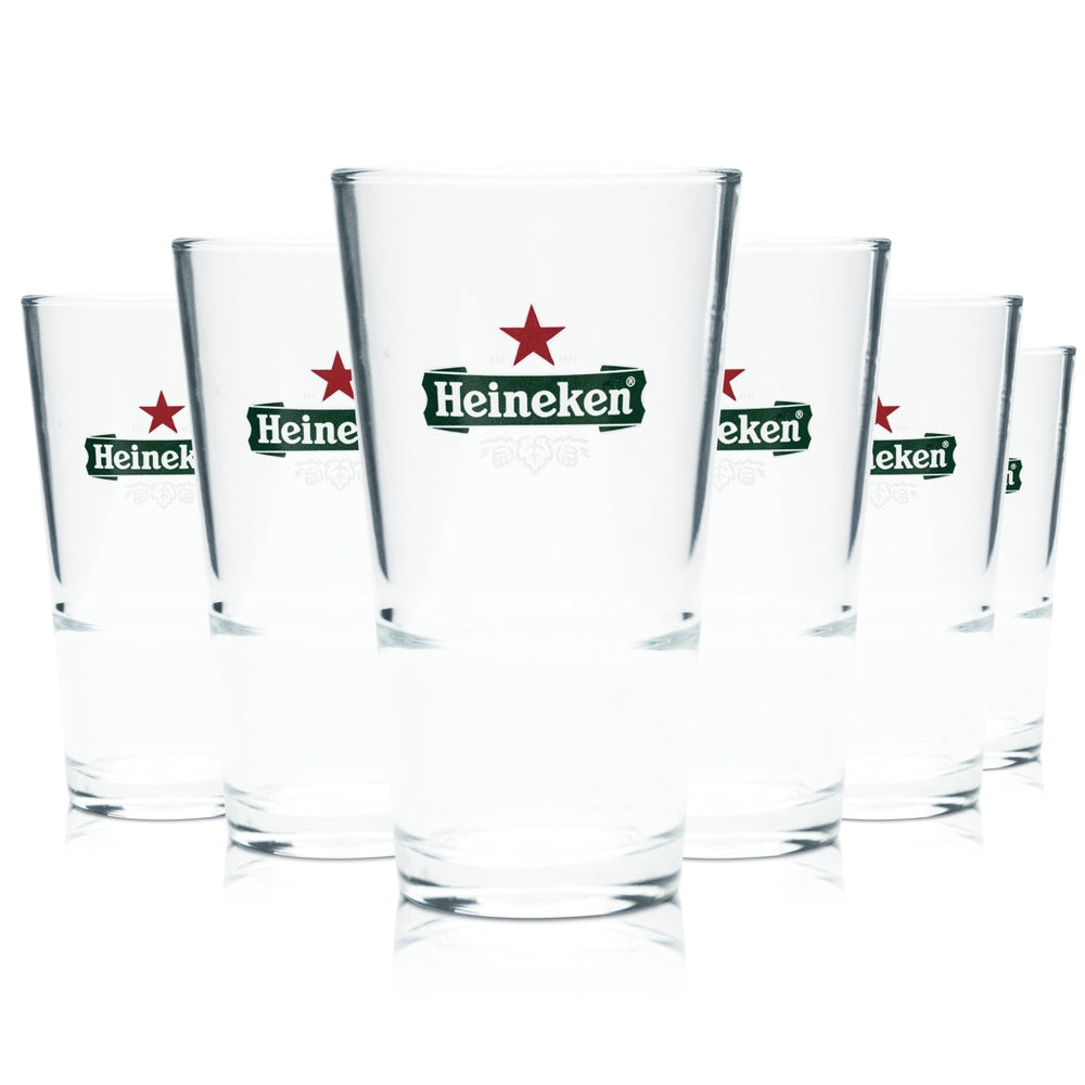 6 verres Heineken 0,25 l Verres à bière Gastro calibrés Beer Cup NL Calibrated