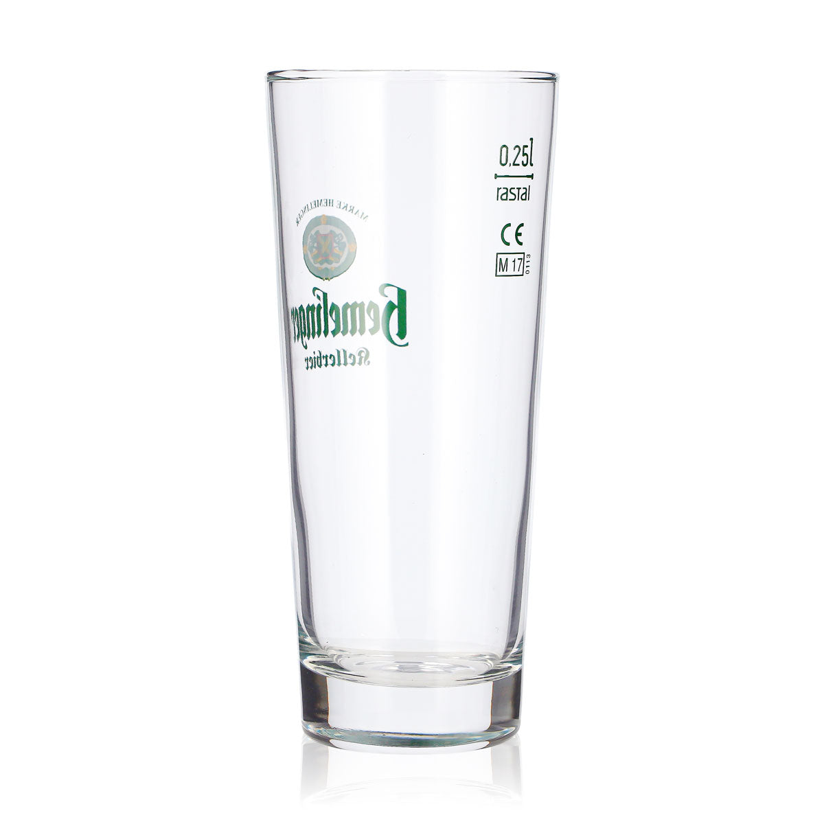 Lot de 6 verres à bière Hemelinger de 0,25 l, type long drink, avec logo vert « Rastal Kellerbier » (lot de 6) – Vue 4