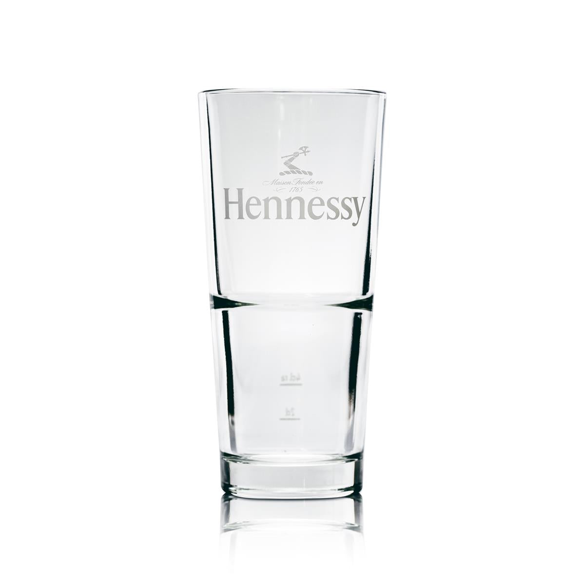6 verres Hennessy 0,33 l Longdrink Tumbler Verres à whisky et cognac Empilables Gastronomie – Vue 2