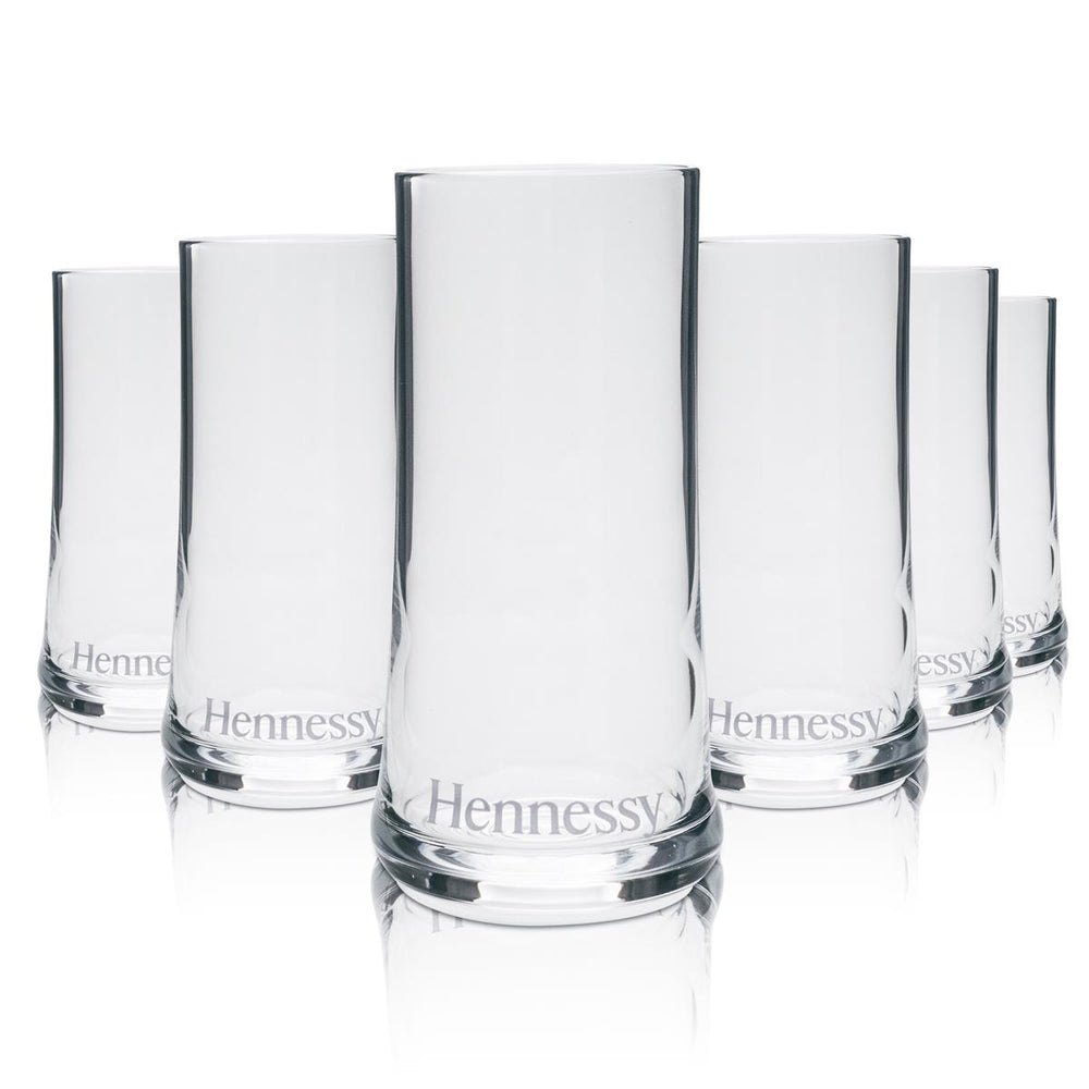 6 verres à cocktail Hennessy 0,3 l pour cognac, long drink, whisky, gastronomie