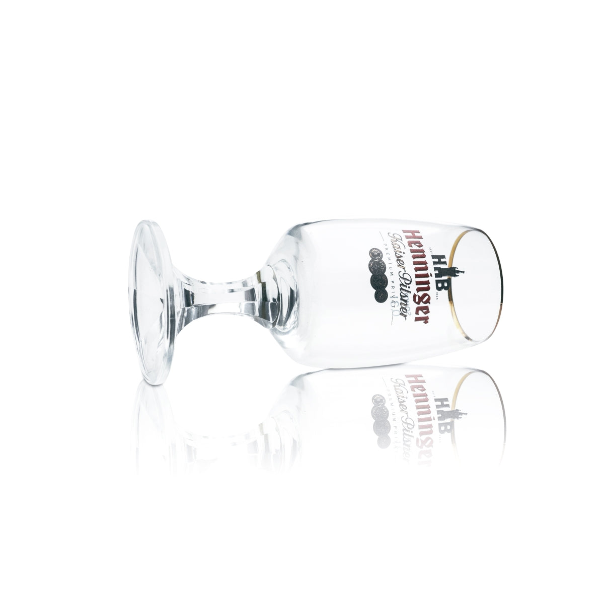 6 verres à bière Henninger 0,3 l, forme tulipe, bord bronze, verres Kaiser Pils Gastro Bar – Vue 5