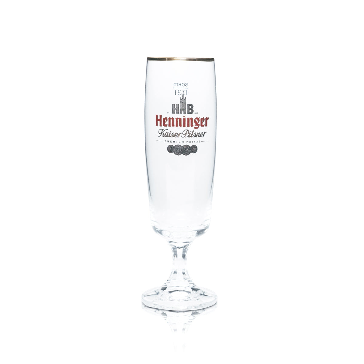 6 verres à bière Henninger 0,3 l, forme tulipe, bord bronze, verres Kaiser Pils Gastro Bar – Vue 4