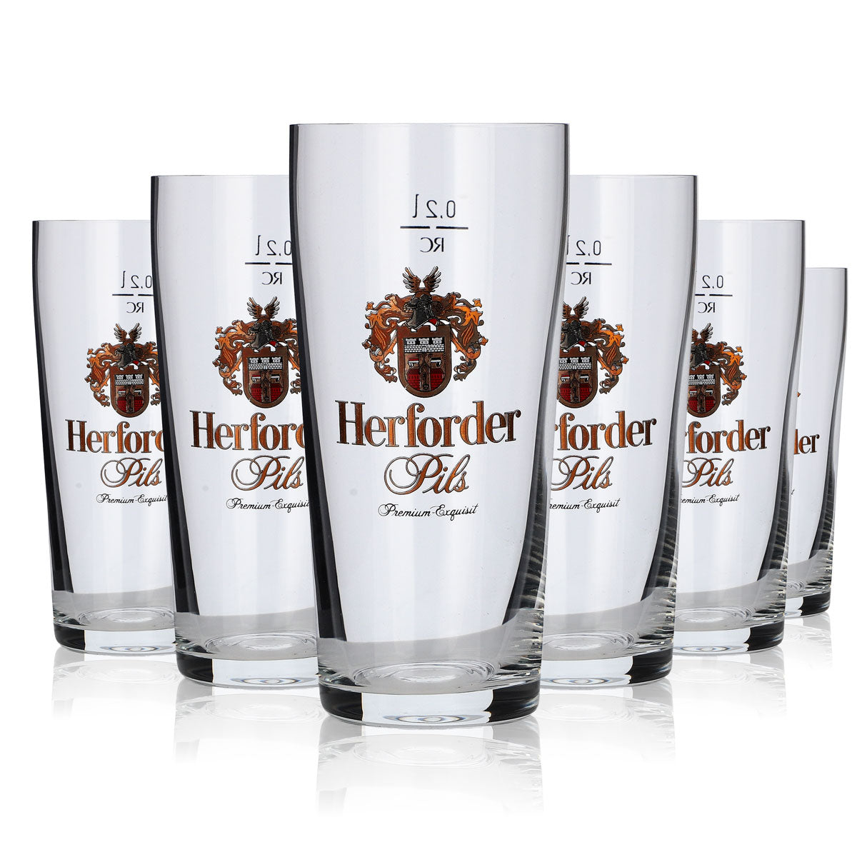 6 verres à bière Herforder Willibecher Neuform 0,2 l Ritzenhoff – Vue 5