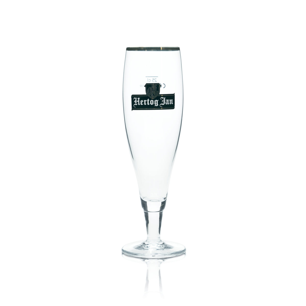 6 verres à bière Hertog Jan 0,25 l, forme tulipe, bord doré, verres gastronomiques, bar, artisanat – Vue 2