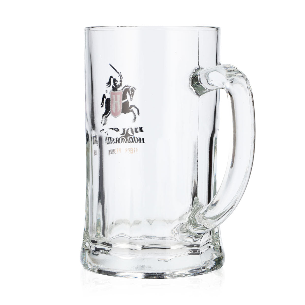 6 verres à bière Holsten de 0,5 l avec grand logo « Premium » doré et crème (lot de 6) – Vue 5