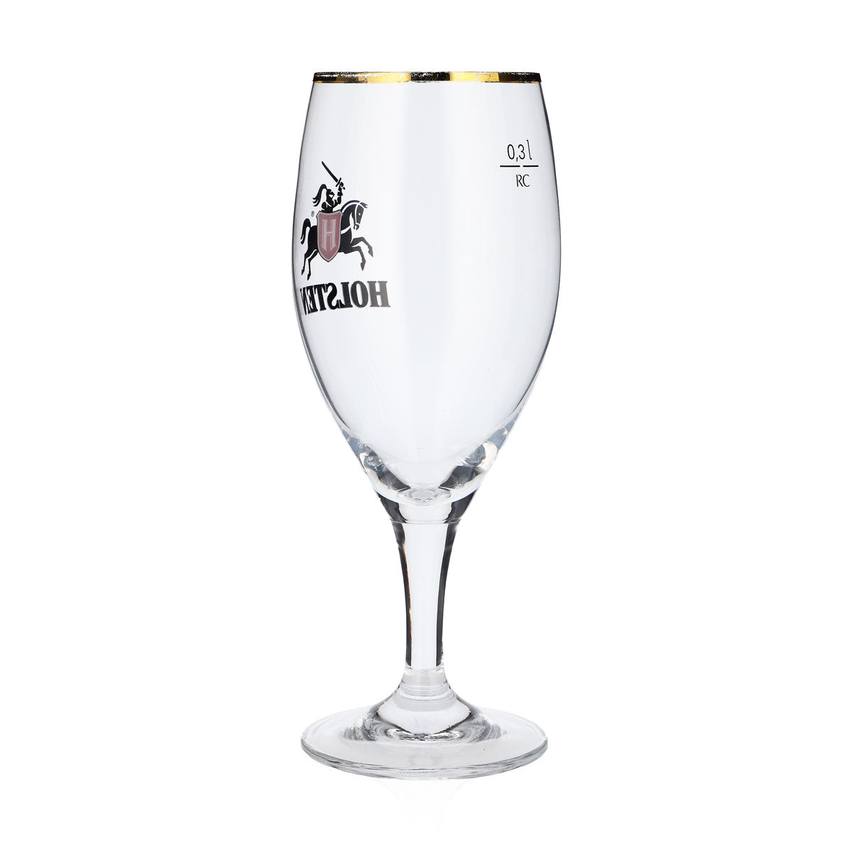 6 verres à bière Holsten  Verres à bière 0,3 l Verres à pied bord doré Ritzenhoff – Vue 4