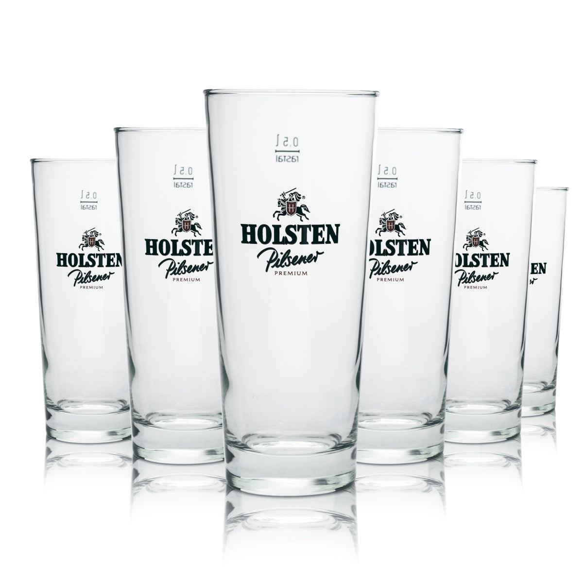 6 verres à bière Holsten Pilsner Premium Longdrink 0,5 l rastal
