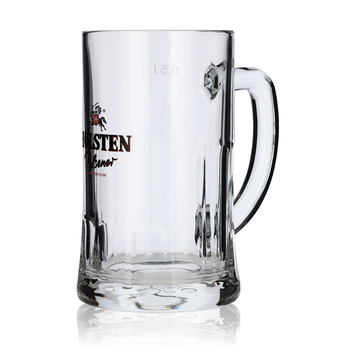 6 verres Holsten 0,5 l, chopes à bière Premium Pilsener Salzburg Seidel Humpen, lot de verres – Vue 5