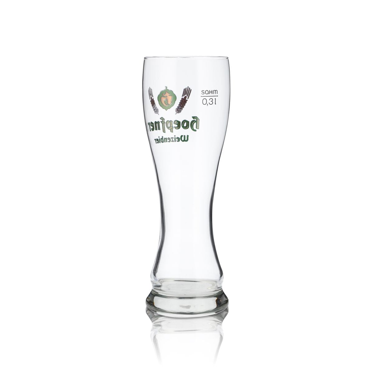 6 verres Höpfner 0,3 l Verres à bière blanche Verres Hefweizen Set Brasserie Karlsruhe – Vue 3