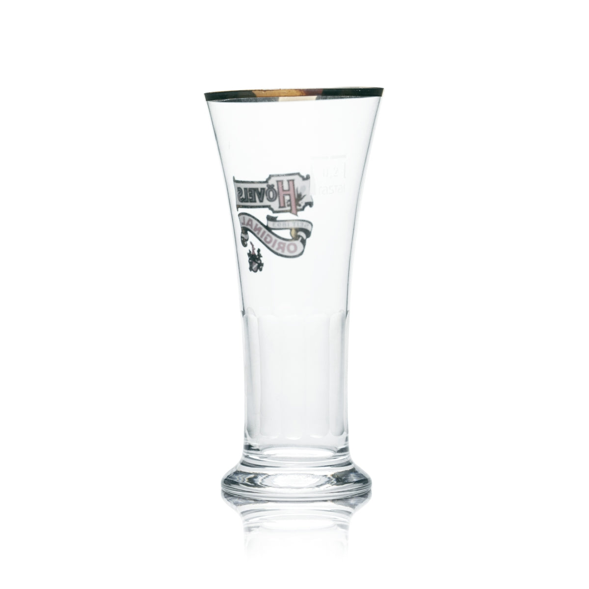 6x Verre Hövels 0,2 l, coupe à bière Victoria, verres profilés, bord doré, Dortmund – Vue 3