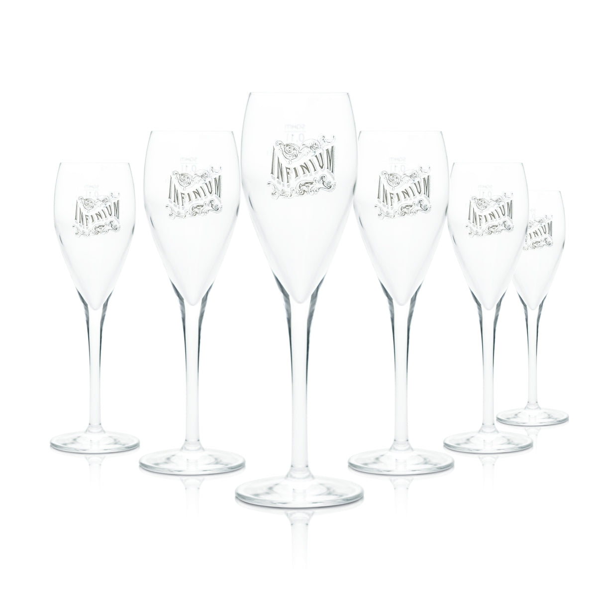 6 verres à champagne Infinium en verre 0,1 l Samuel Adams