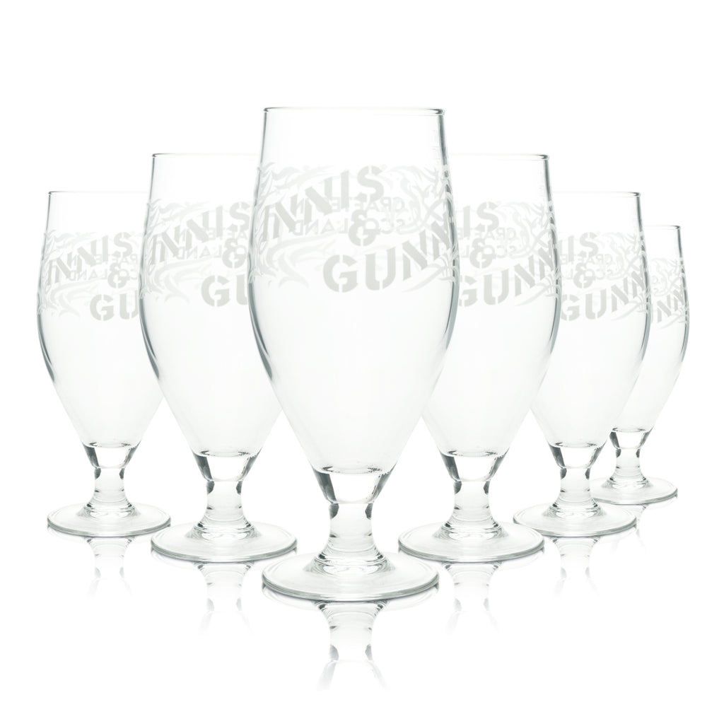 6 verres à bière Innis & Gunn 0,5 l, forme gobelet, bière artisanale ARC IPA, verres Scotland Crafted