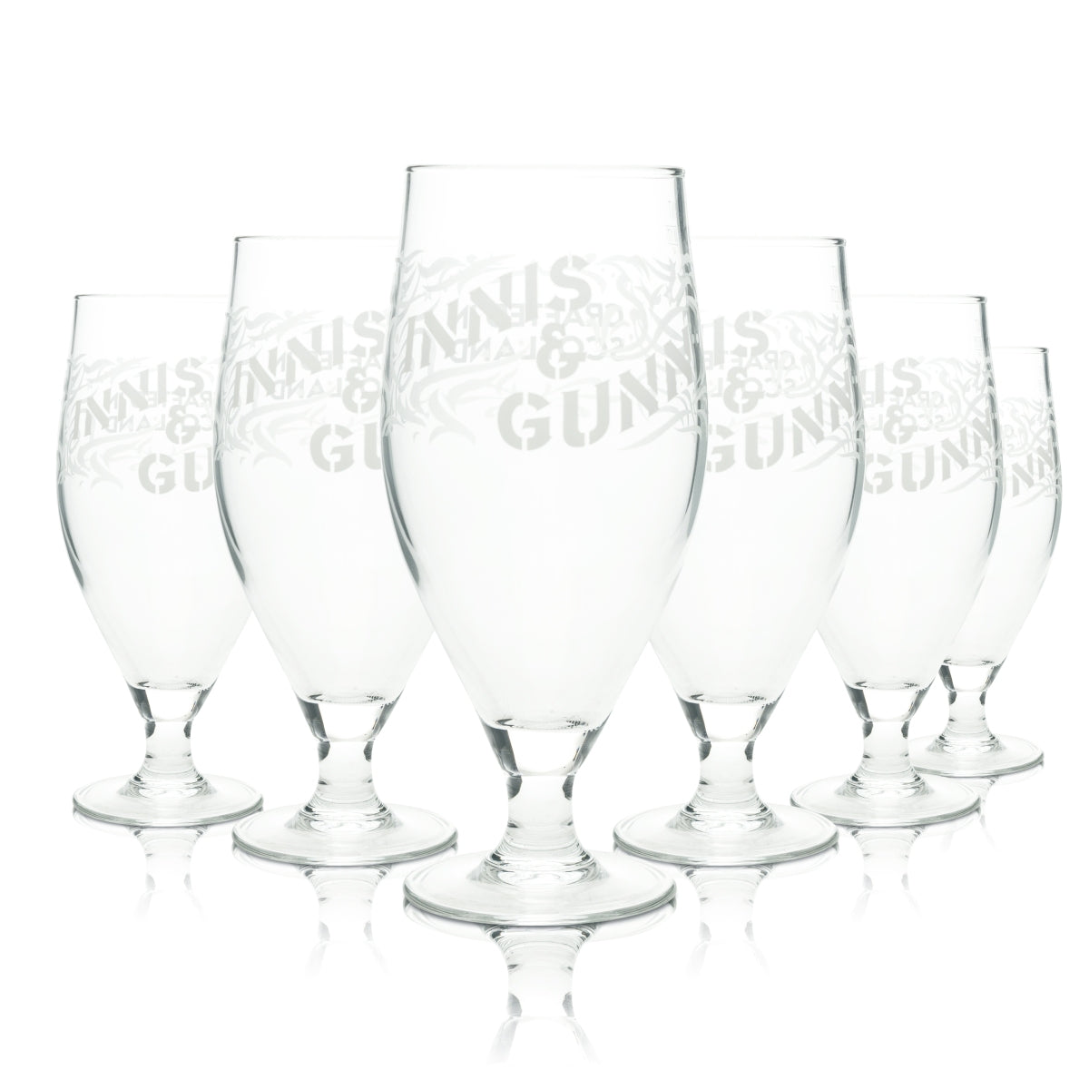 6 verres à bière Innis & Gunn 0,5 l, forme gobelet, bière artisanale ARC IPA, verres Scotland Crafted