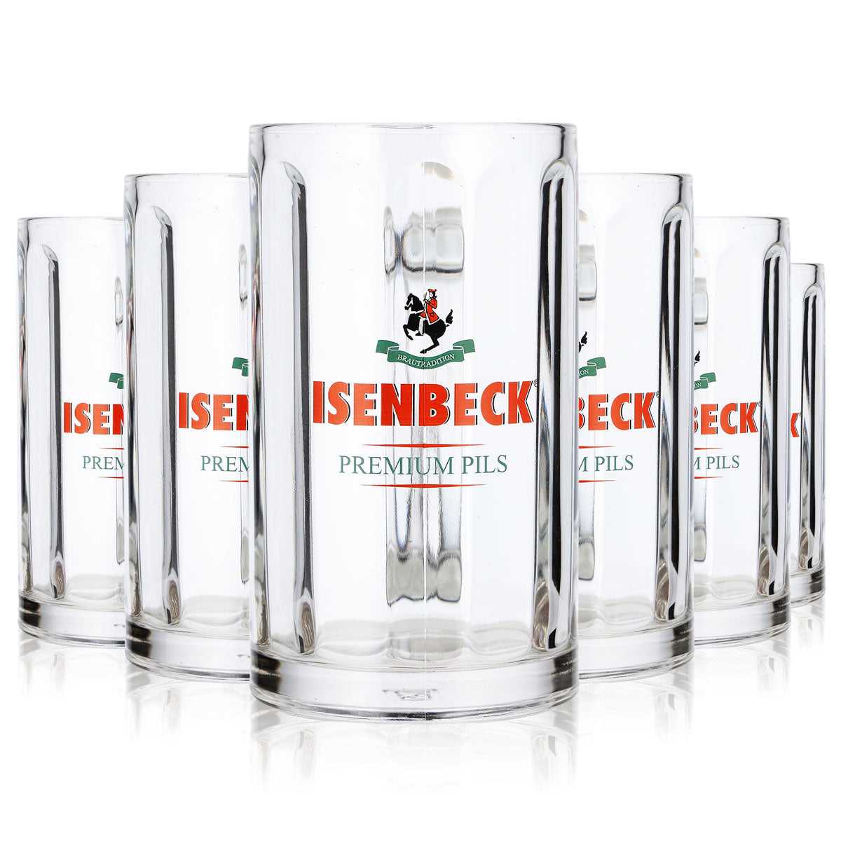 6 verres à bière Isenbeck de 0,25 l (lot de 6)