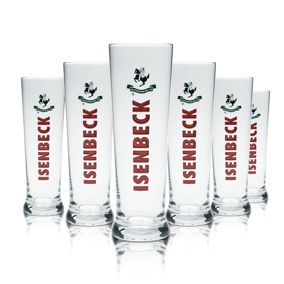 6 verres à bière Isenbeck 0,3 l Kaspar Becher Sahm Pils Flûte Verres à bière Brasserie
